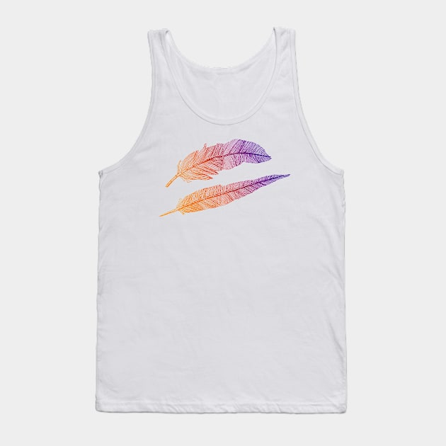 Feathers Tank Top by pakowacz